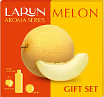 LARUN Набор AROMA melon Гель для душа 250мл+мыло+мочалка